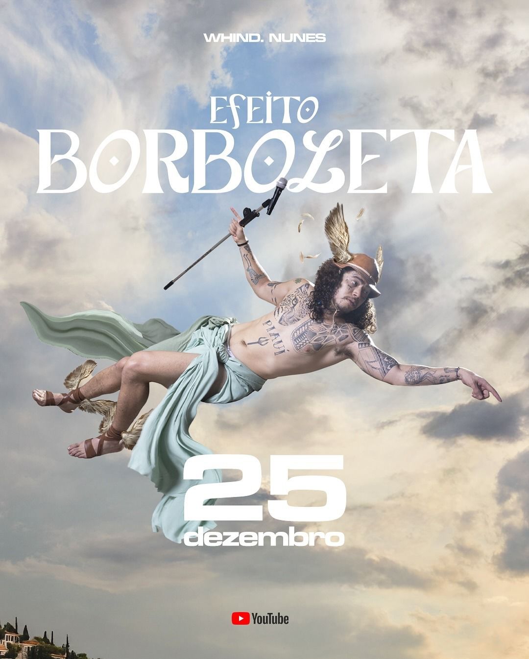 Neste Natal, Whindersson Nunes presenteia fãs com o especial “Efeito Borboleta” no YouTube